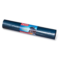 Мешки для мусора 240 л, черные, в рулоне 20 шт., ПВД 35 мкм, 1400х900 мм, PACLAN Big&Strong, 600823 в Бору