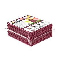 Мешки для мусора 160 л, бордовые, в пачке 10 шт., ПВД, 40 мкм, 900х1100 мм, i-Bag в Бору