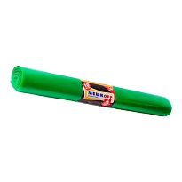 Мешки для мусора 180 л, зеленые, в рулоне 10 шт., ПВД, 50 мкм, 1100х900 мм, МЕШКОFF, 4458 в Бору