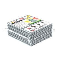 Мешки для мусора 160 л, светло-серые, в пачке 10 шт., ПВД, 40 мкм, 900х1100 мм, i-Bag в Бору